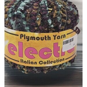 Plymouth ELECTRA Yarn #1904 MULTI COLOR BUTTERFLY RIBBON 50G MADE IN‎ ITALY